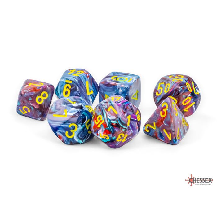 Festive Mega-hedral Mosaic w/Yellow - 7 Die Set (CHX22450)
