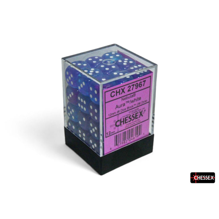 Nebula 12mm D6 Aura/White Luminary (36) (CHX27967)