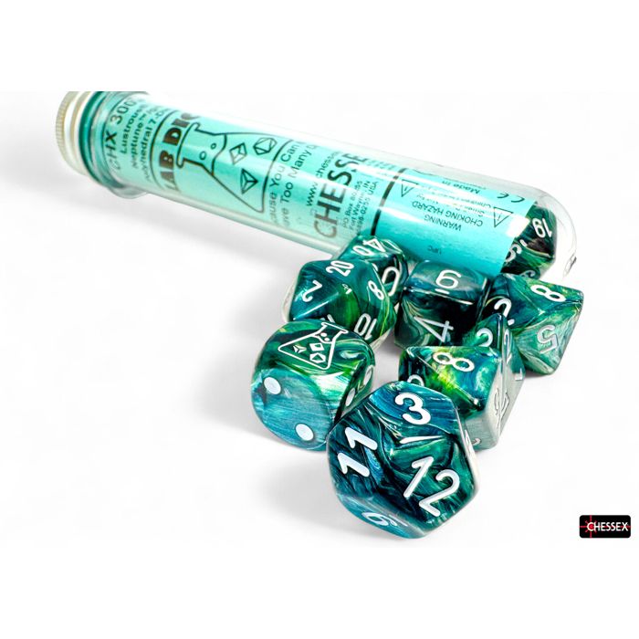 Lustrous Neptune/grey - 7 Die Set+bonus (CHX30072)