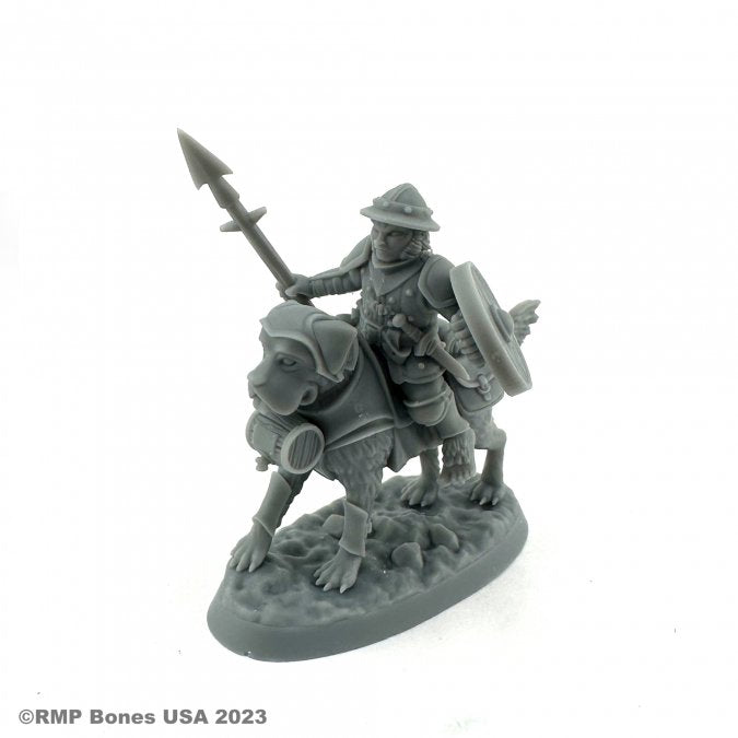 Male Halfling Dog Rider (07114)