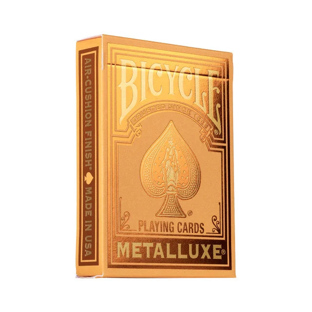 Playing Cards - Bicycle: Metalluxe Orange