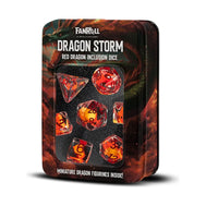 MDG Inclusion Resin Dice Set - Dragon Storm: Red Dragon