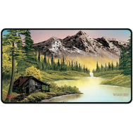Ultra Pro Playmat - Bob Ross Mountain Retreat Black Stitched