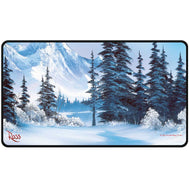 Ultra Pro Playmat - Bob Ross Winter Paradise Black Stitched