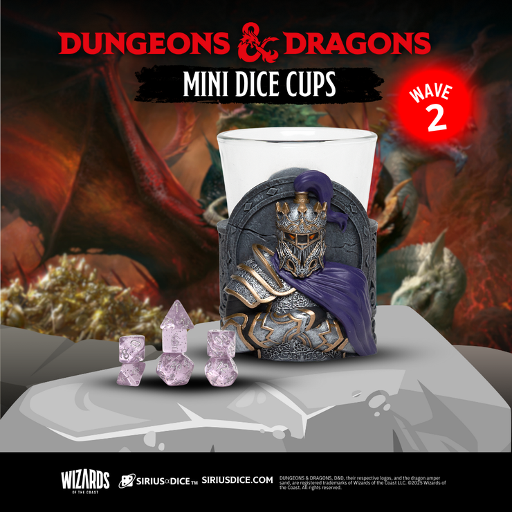 D&D Mini Dice Cups Wave 2 - Sirius Dice