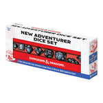 D&D New Adventurer Dice Set Black - Sirius Dice