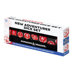 D&D New Adventurer Dice Set Red - Sirius Dice