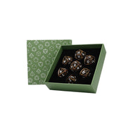 Hoard Guardian Ancient Bronze/Red- Metal RPG Dice Set (LPG)