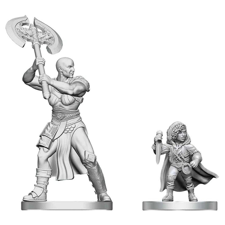 Goliath Barbarian & Halfling Rogue - D&D Nolzur’s Minis