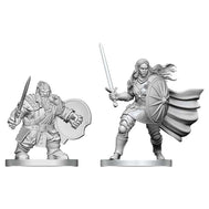Dwarf Fighter & Orc Paladin - D&D Nolzur’s Minis