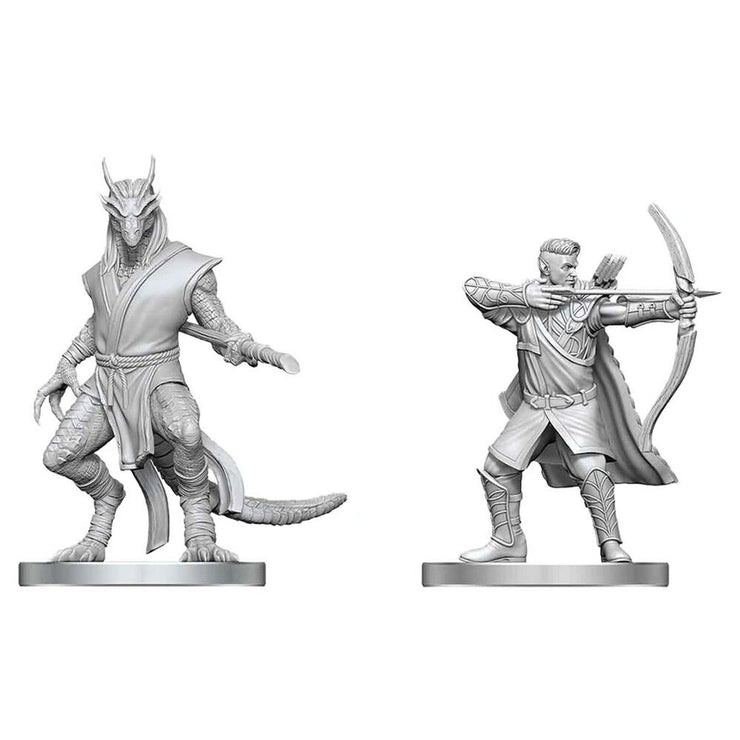 Elf Ranger & Dragonborn Monk - D&D Nolzur’s Minis