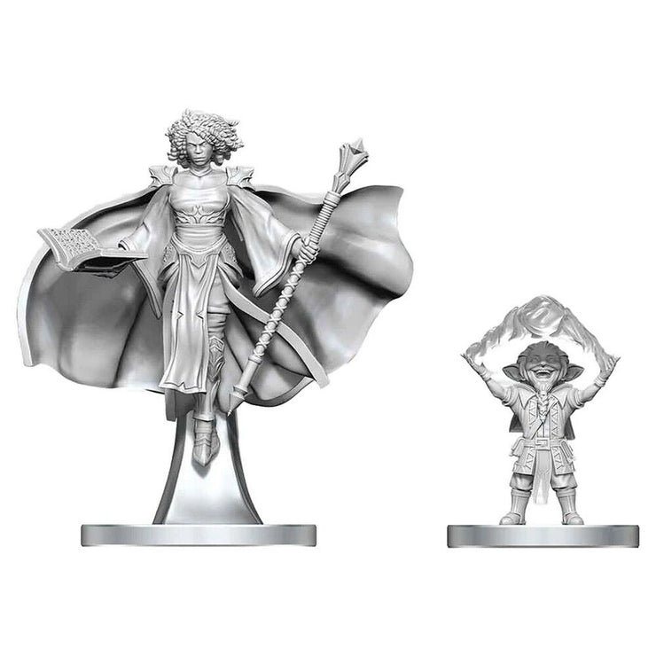 Gnome Warlock & Aasimar Wizard - D&D Nolzur’s Minis