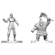 Cultist of Bane & Dwarf Zhentilar Soldier - D&D Nolzur’s Minis