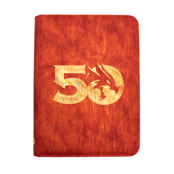 Printed Leatherette Book Folio Dungeons & Dragons 50th Anniversary