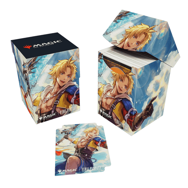 Ultra Pro Deck Box 100+ FINAL FANTASY - Tidus, Yuna's Guardian Commander (D)