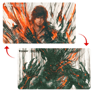 Ultra Pro Double-Sided Playmat - FINAL FANTASY Clive, Ifrit’s Dominant/Ifrit, Warden of Inferno