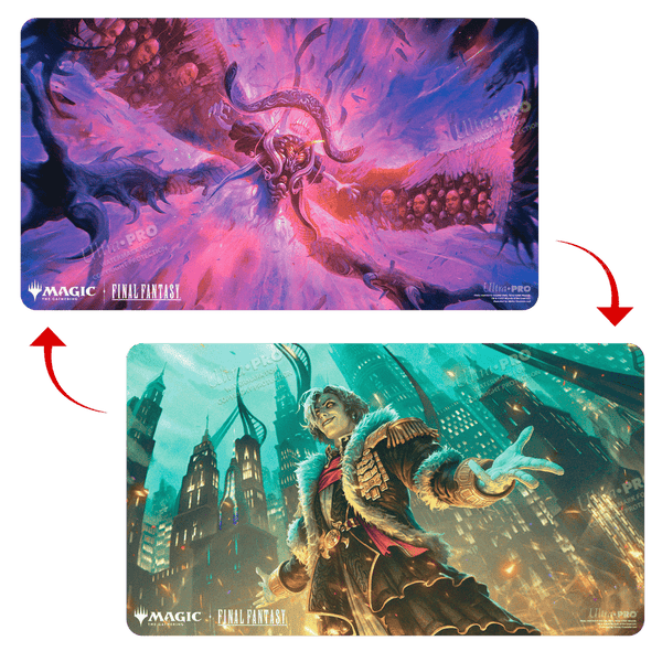 Ultra Pro Double-Sided Playmat - FINAL FANTASY Emet-Selch, Unsundered/Hades, Sorcerer of Eld