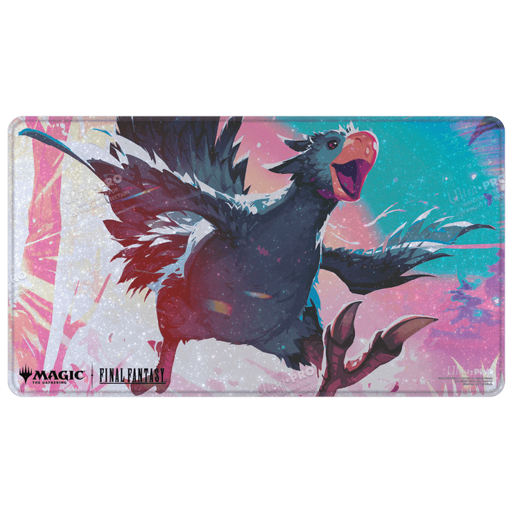 Ultra Pro Playmat - FINAL FANTASY Traveling Chocobo (Black) Holofoil