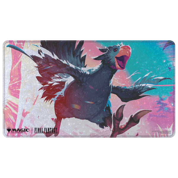 Ultra Pro Playmat - FINAL FANTASY Traveling Chocobo (Black) Holofoil