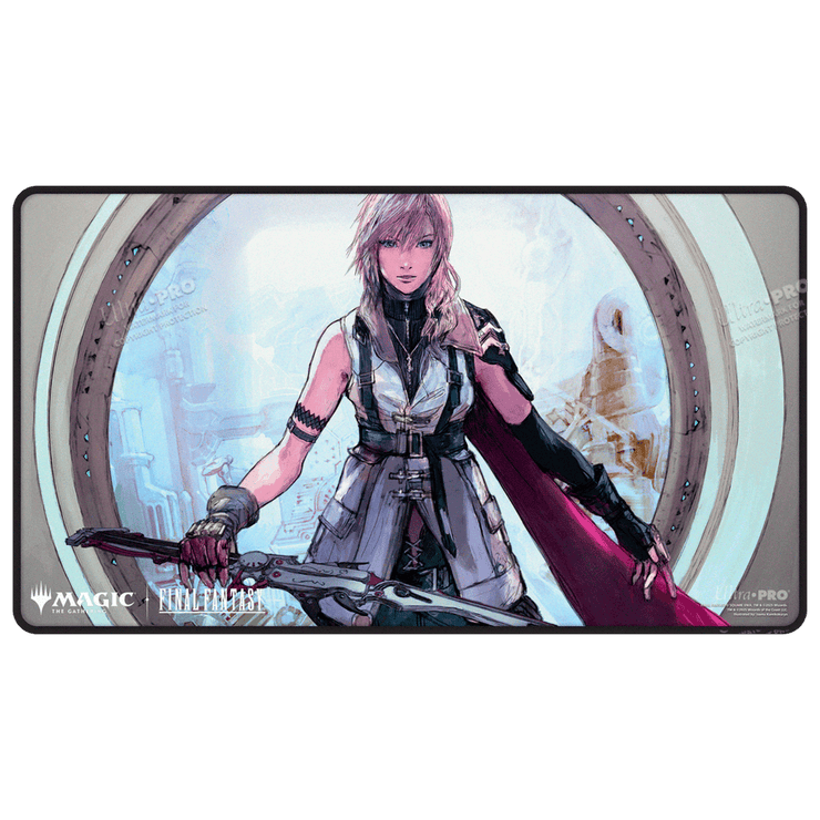 Ultra Pro Playmat - FINAL FANTASY Lightning, Army of One Black Stitched