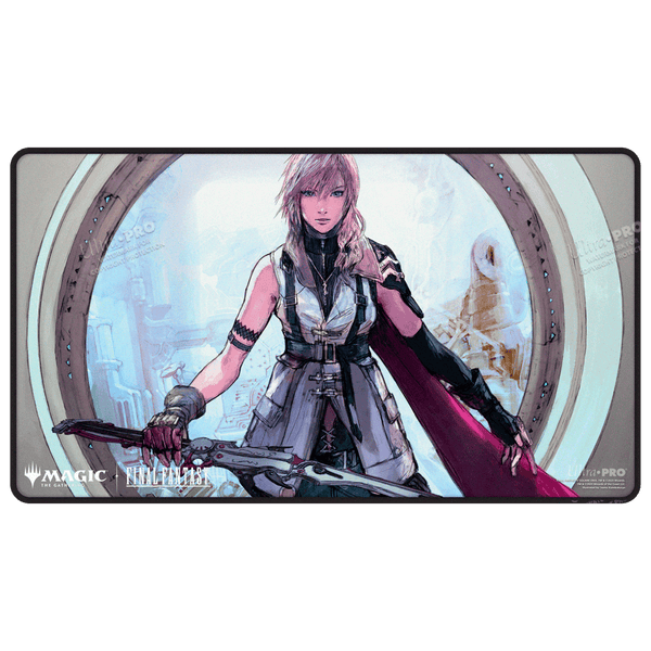 Ultra Pro Playmat - FINAL FANTASY Lightning, Army of One Black Stitched
