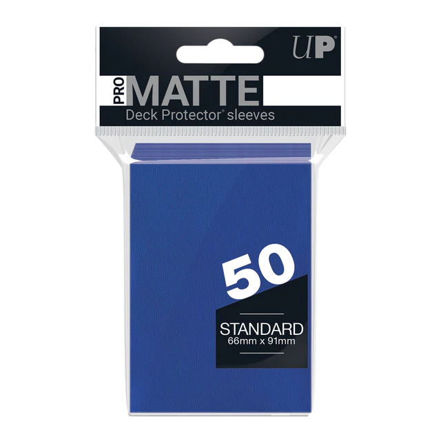 Ultra Pro - Pro-Matte Standard Deck Protector Sleeves - Blue (50pk)