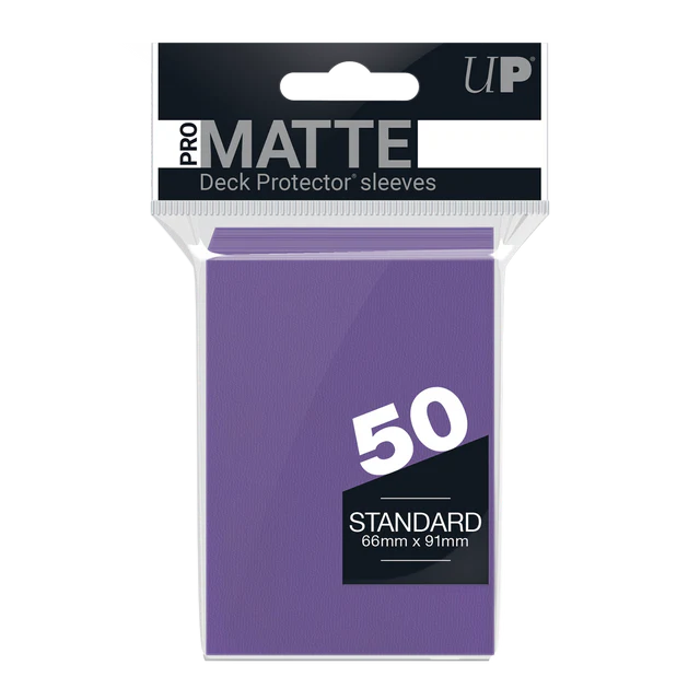 Ultra Pro - Pro-Matte Standard Deck Protector Sleeves - Purple (50pk)
