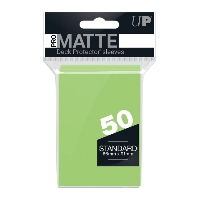 Ultra Pro - Pro-Matte Standard Deck Protector Sleeves - Lime Green (50pk)