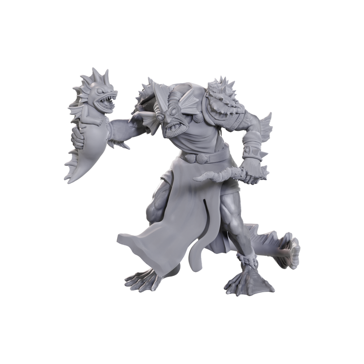 Sahuagin Priestess - D&D Nolzur's Minis