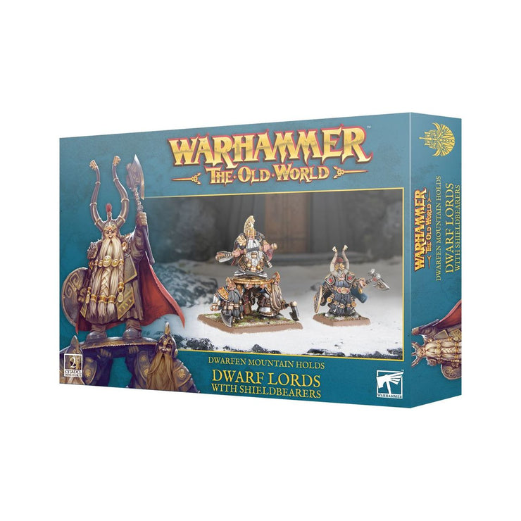 The Old World: Dwarfen Mountain Holds - Dwarf Lords with Shieldbearers