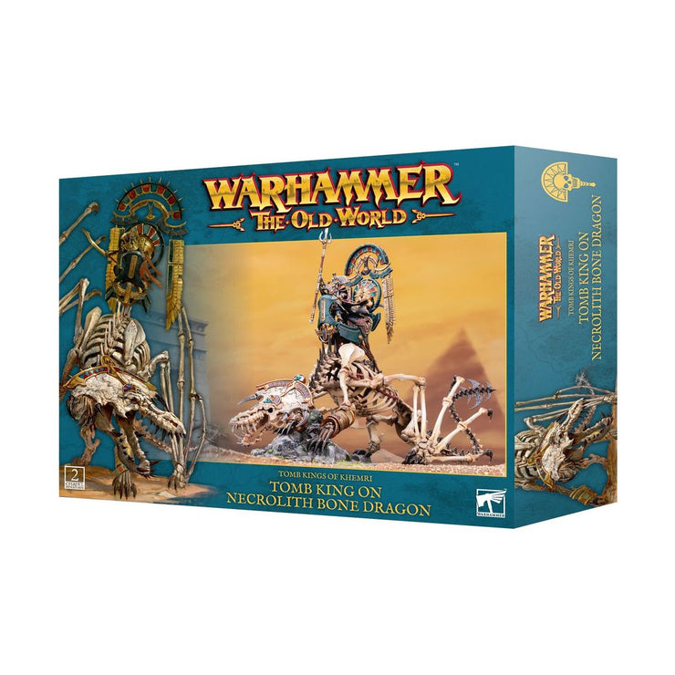 The Old World: Tomb Kings of Khemri - Tomb King on Necrolith Bone Dragon