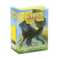 Dragon Shield Sleeves DUAL MATTE - Yellow & Silver (100pk)