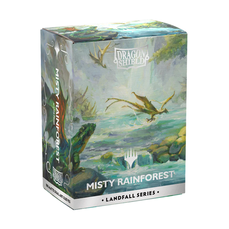 Dragon Shield Sleeves DUAL MATTE ART Landfall Series - Misty Rainforest (100pk)