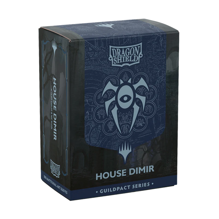 Dragon Shield Sleeves DUAL MATTE ART Guildpact Series - House Dimir (100pk)