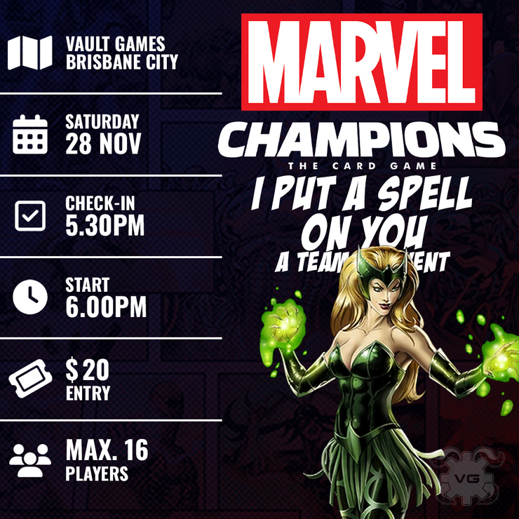 Brisbane MARVEL Champions Team-UP: I Put A Spell On You