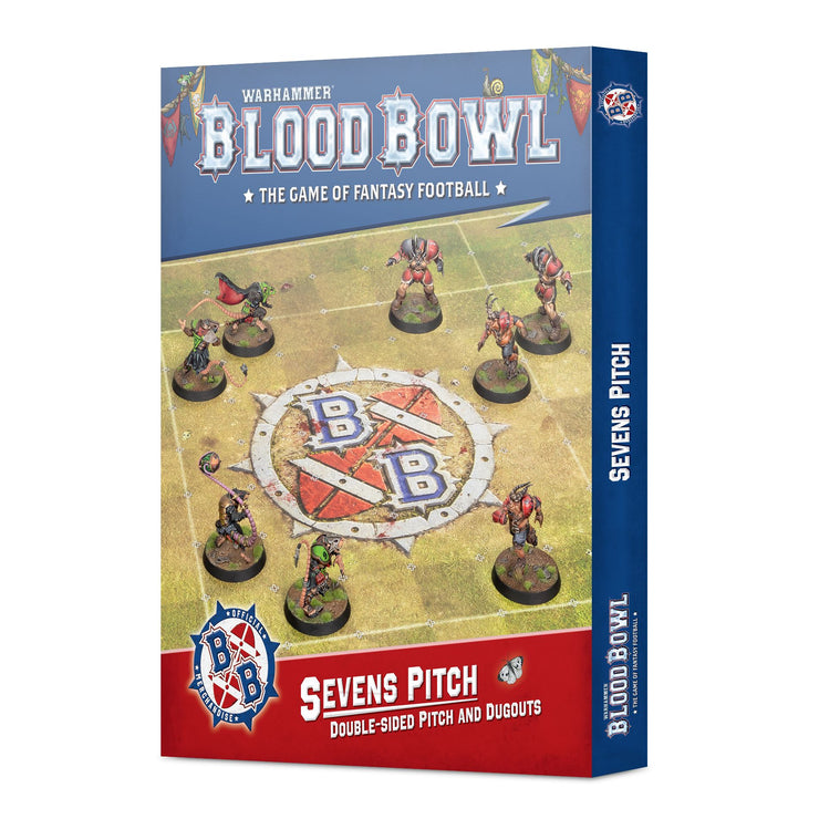 Blood Bowl - Sevens Double-sided Pitch and Dugouts