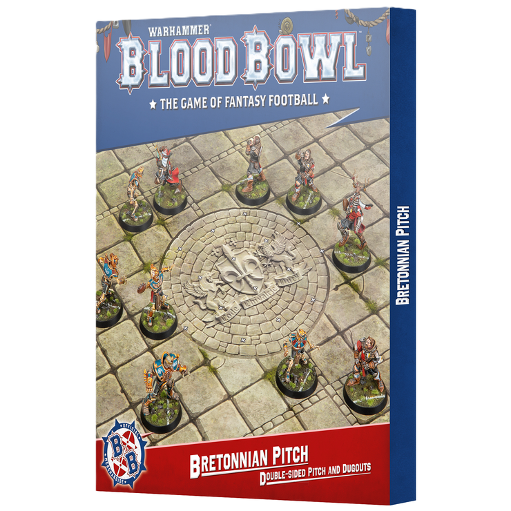 Blood Bowl - Bretonnian Team Pitch & Dugouts