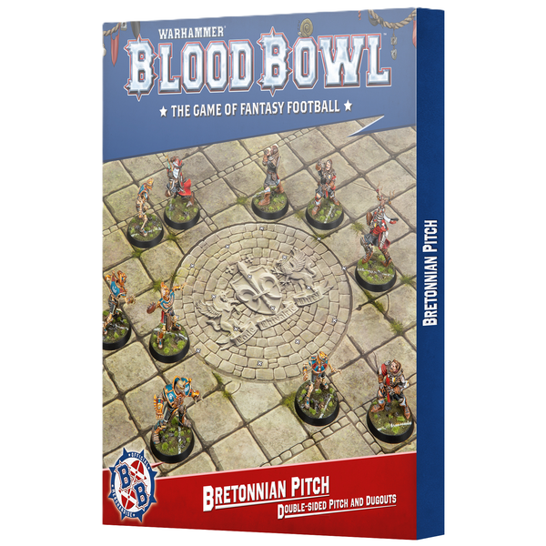 Blood Bowl - Bretonnian Team Pitch & Dugouts