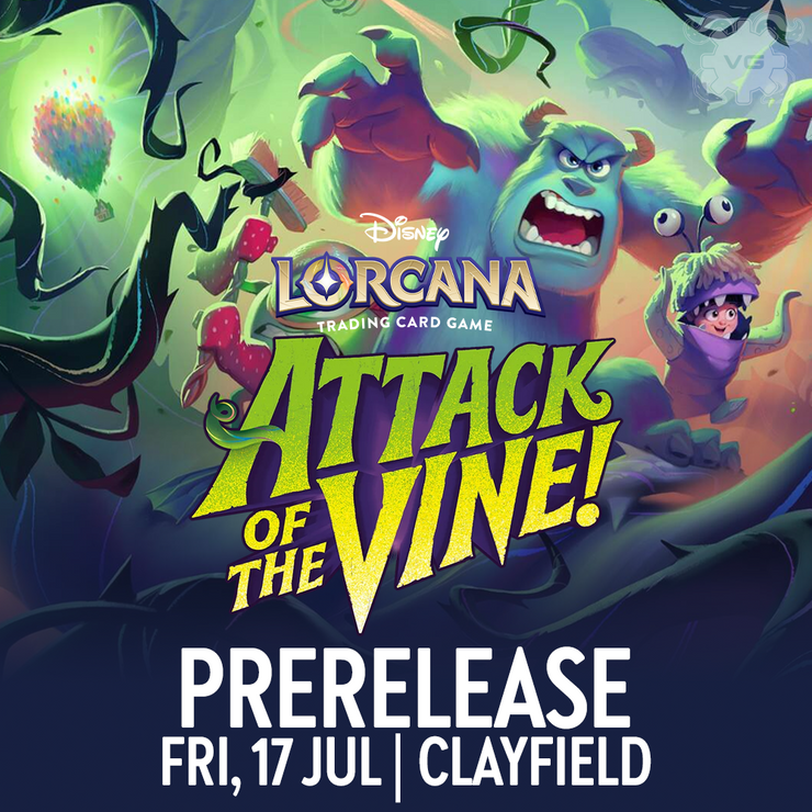 Lorcana: Attack of the Vine! Prerelease @ Vault Games Clayfield - Fri 17 Jul