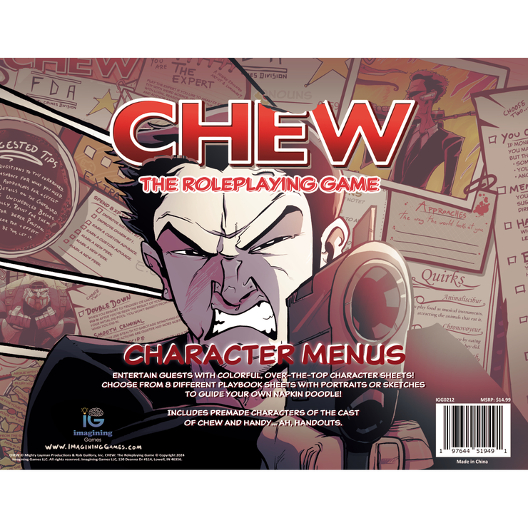 CHEW: Character Menus