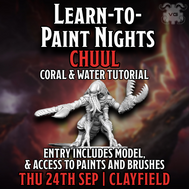 Clayfield Learn to Paint + Coral Tutorial: Chuul - Thu 24 Sep