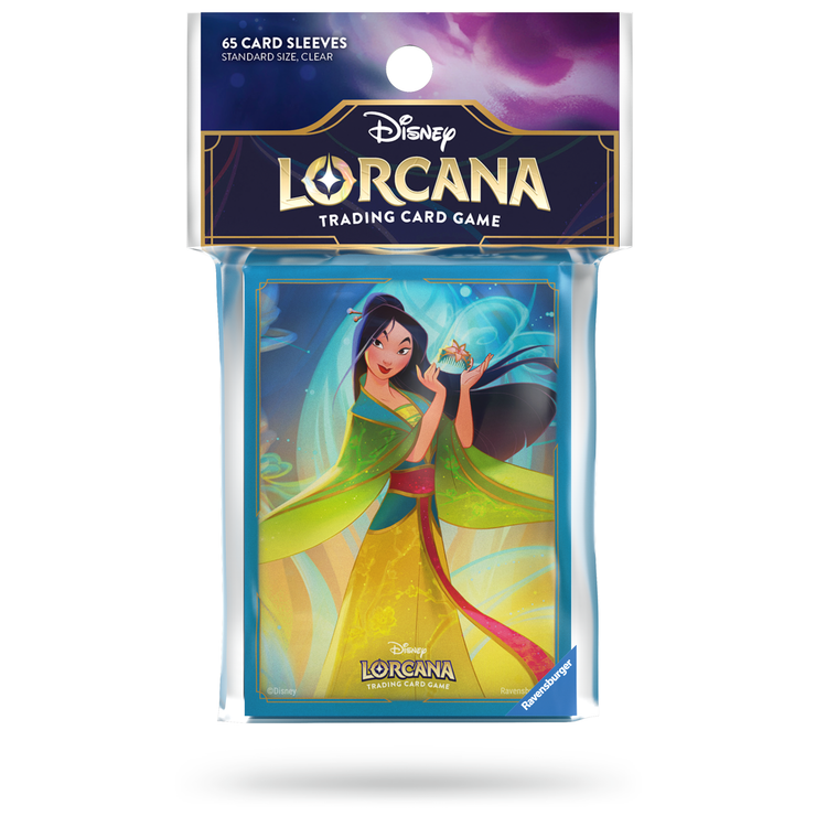Lorcana Card Sleeves - Mulan, Considerate Diplomat (65)