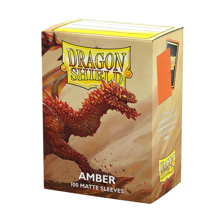Dragon Shield Sleeves Matte - Amber (100pk)