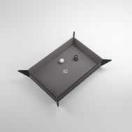 Magnetic Dice Tray: Rectangular - Gray/Black