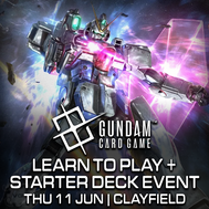 Gundam Card Game: Learn to Play + Starter Deck Event @ Vault Games Clayfield - Thu 11 June