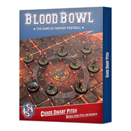 Blood Bowl - Chaos Dwarf Team Pitch & Dugouts