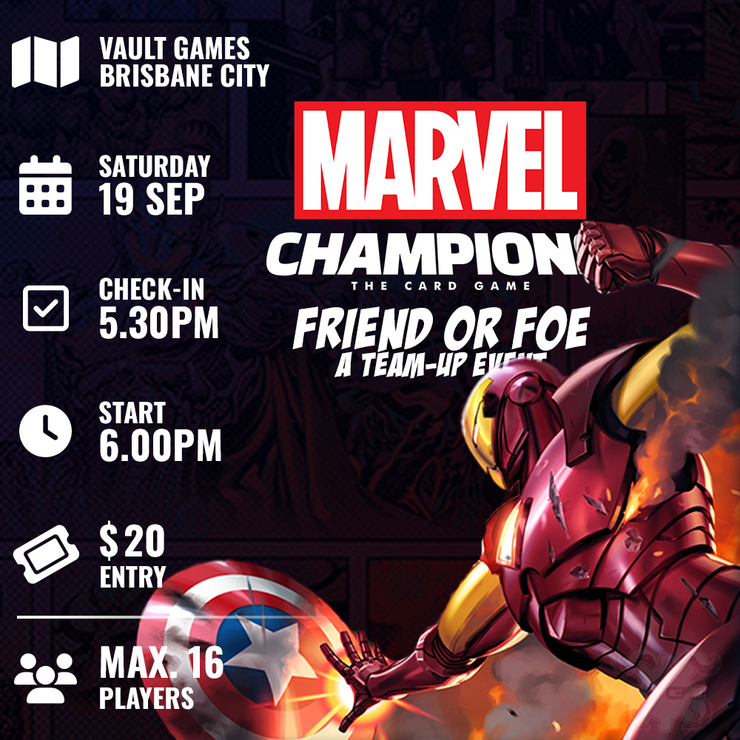 Brisbane MARVEL Champions Team-UP: Friend or Foe
