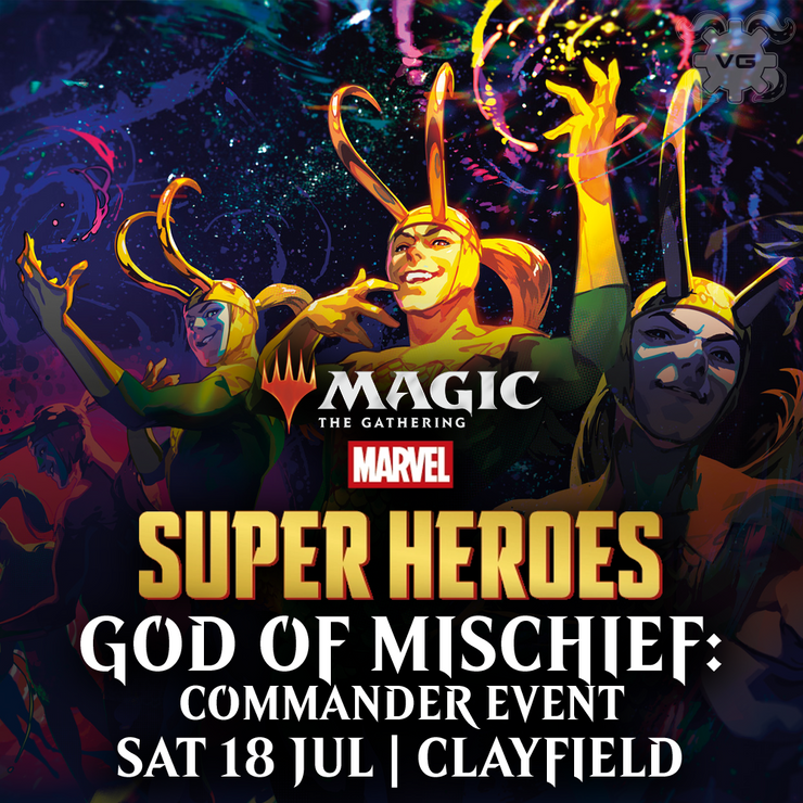 God of Mischief Commander Event @ Vault Games Clayfield