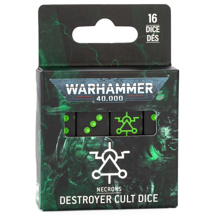 Necrons Destroyer Cult Dice Set