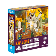 Exploding Kittens: Feline of Unusual Size Puzzle - 1000 piece